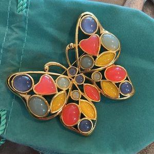 Trifari vintage butterfly brooch